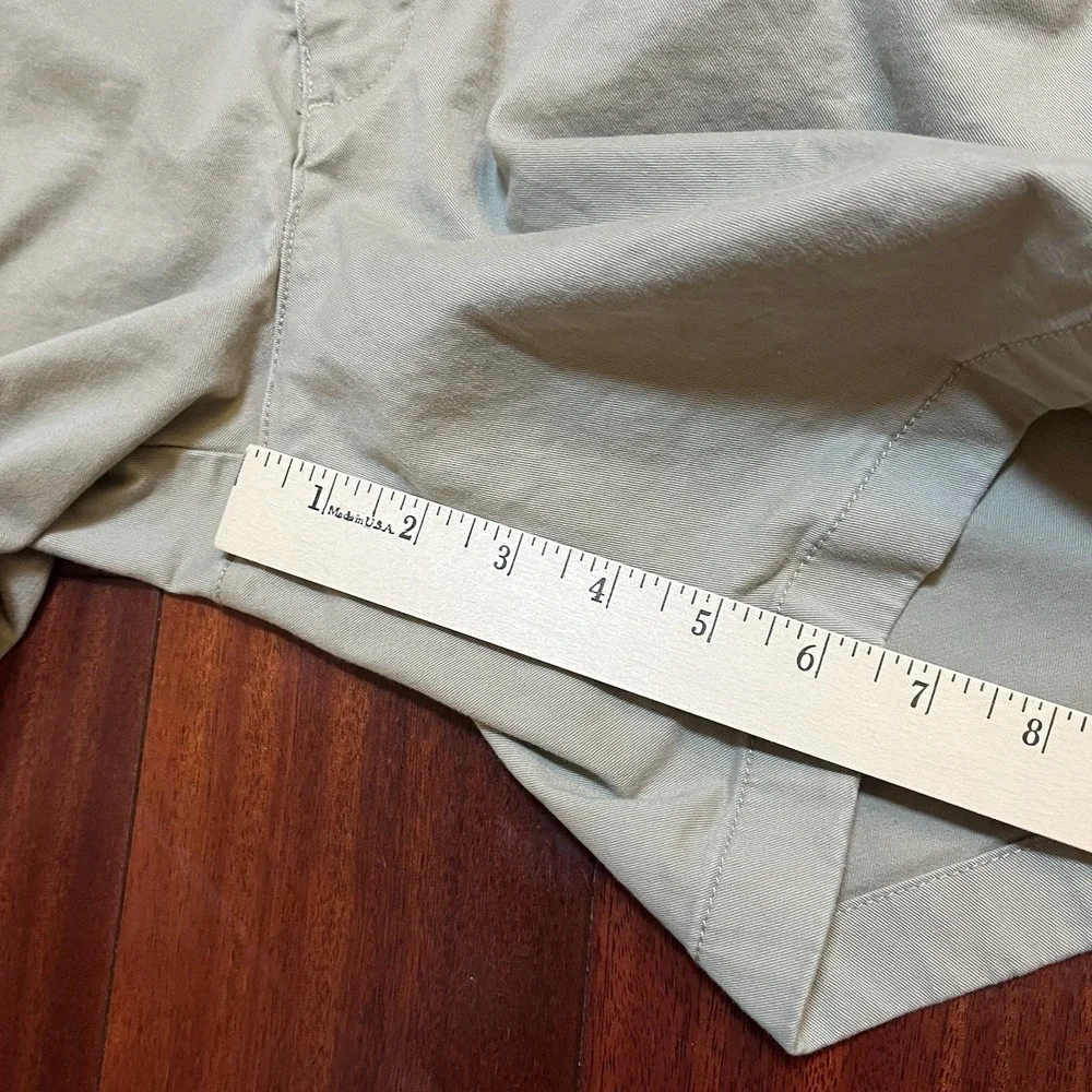Duck Head Shorts Men 36 Khaki Tan Gold School Chino Stretch Flat Front Pockets